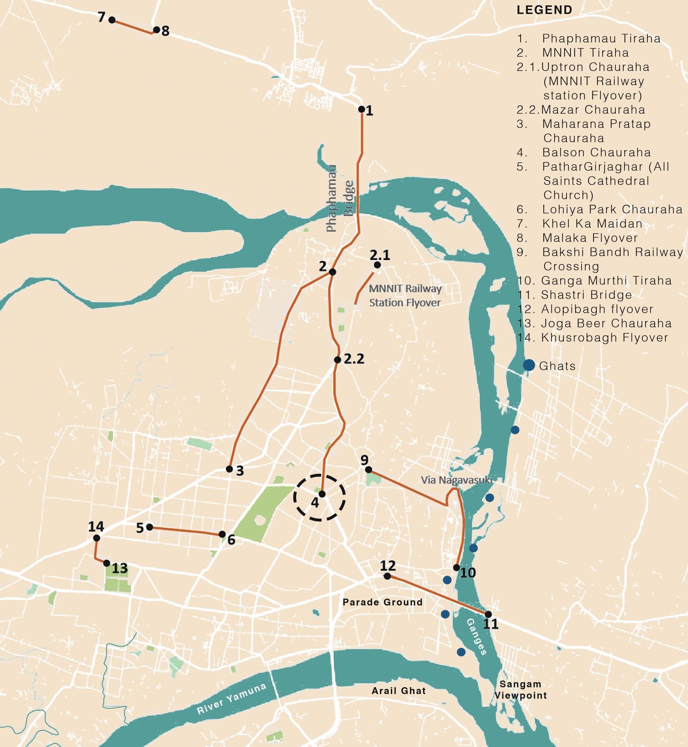 Maha Kumbh Prayagraj overview map